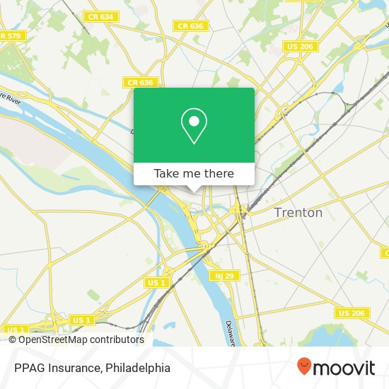 PPAG Insurance map