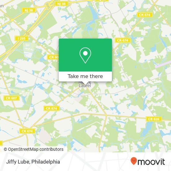 Jiffy Lube map