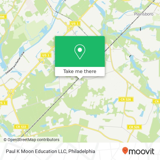 Paul K Moon Education LLC map