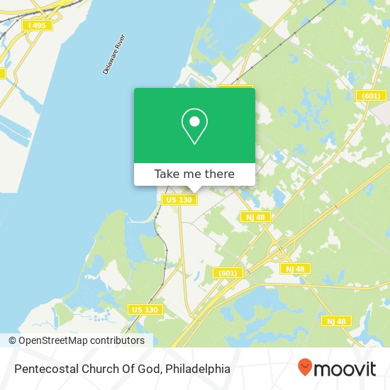 Mapa de Pentecostal Church Of God