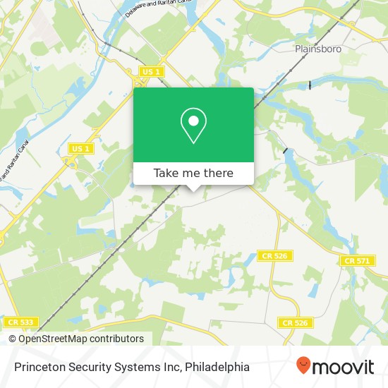 Mapa de Princeton Security Systems Inc