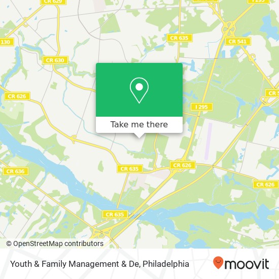 Mapa de Youth & Family Management & De