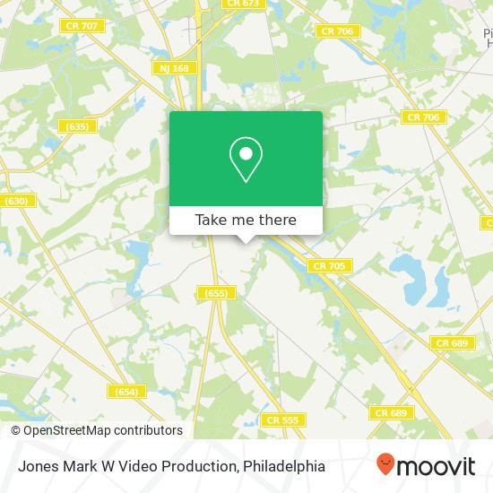 Jones Mark W Video Production map