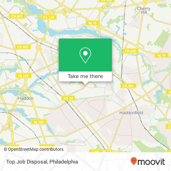 Top Job Disposal map