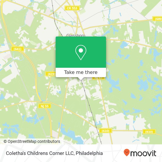 Mapa de Coletha's Childrens Corner LLC