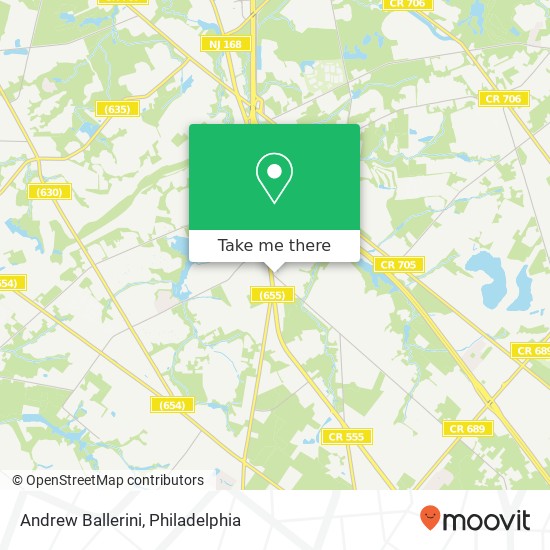 Andrew Ballerini map