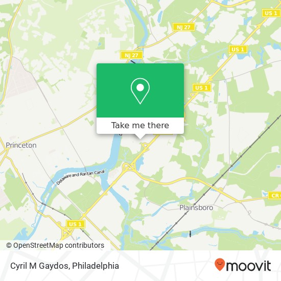 Cyril M Gaydos map