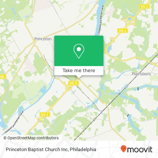 Princeton Baptist Church Inc map