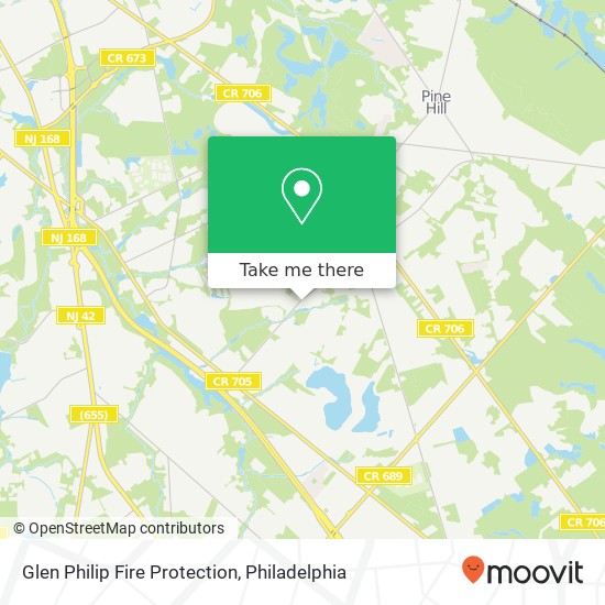 Glen Philip Fire Protection map