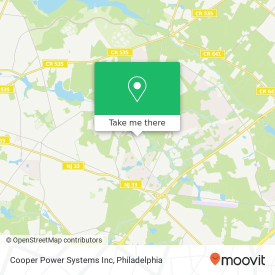 Mapa de Cooper Power Systems Inc
