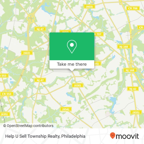 Help U Sell Township Realty map