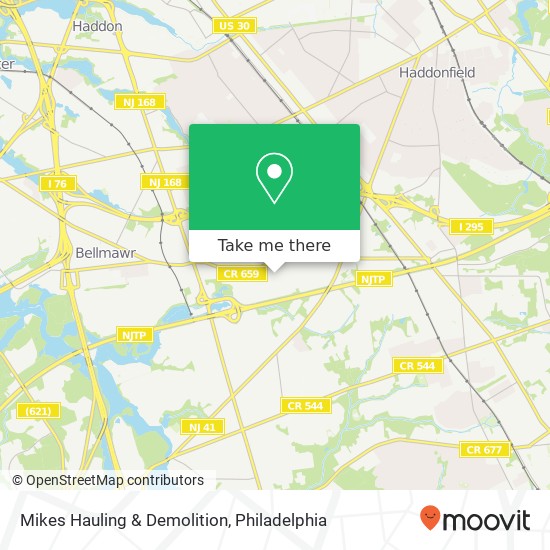 Mapa de Mikes Hauling & Demolition