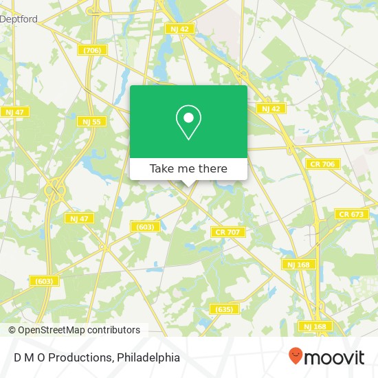 D M O Productions map