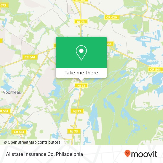 Allstate Insurance Co map