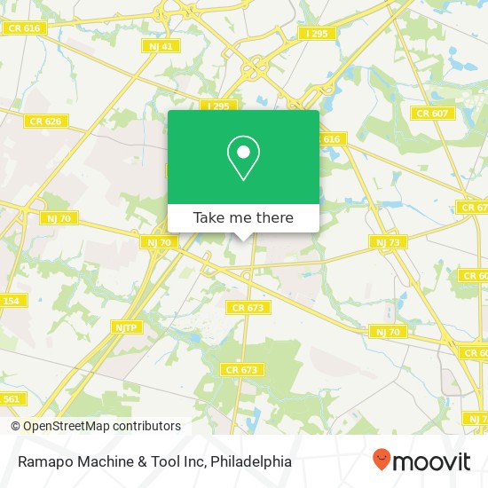 Mapa de Ramapo Machine & Tool Inc