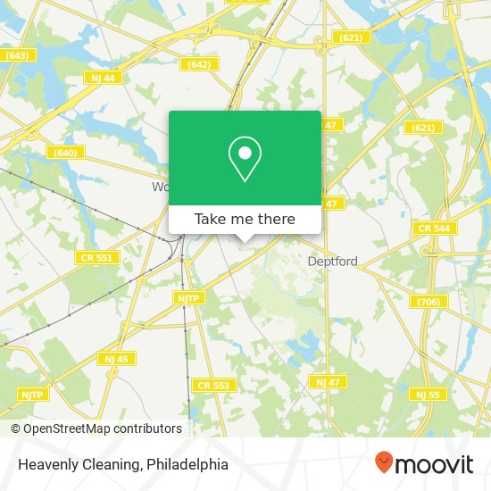 Heavenly Cleaning map