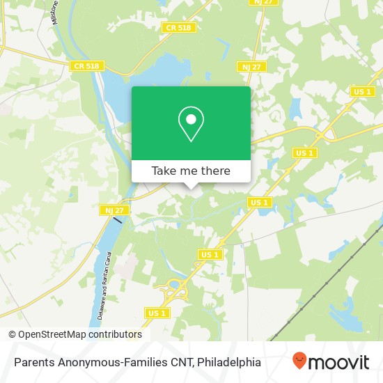 Parents Anonymous-Families CNT map