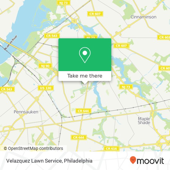 Mapa de Velazquez Lawn Service