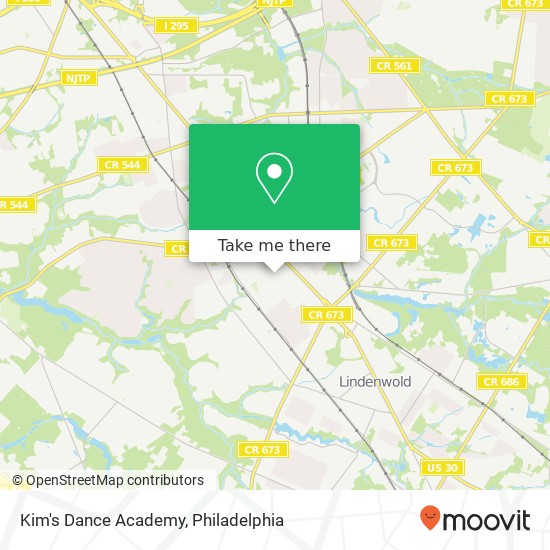 Mapa de Kim's Dance Academy