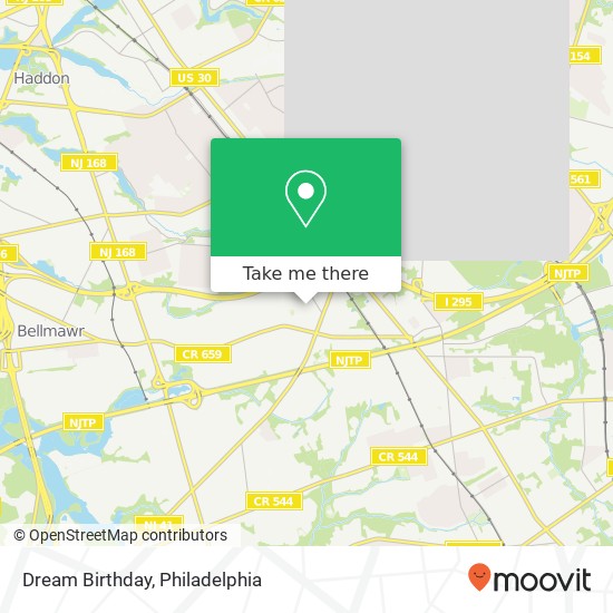 Dream Birthday map