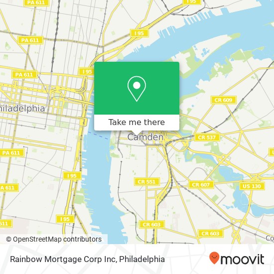 Mapa de Rainbow Mortgage Corp Inc