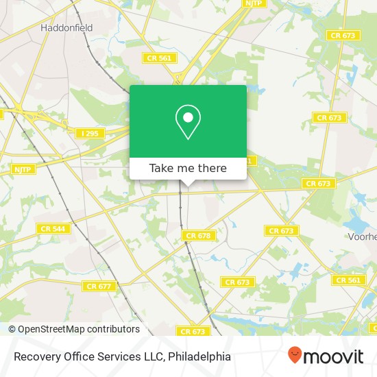 Mapa de Recovery Office Services LLC