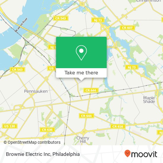 Mapa de Brownie Electric Inc