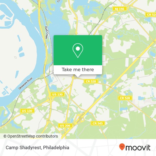 Mapa de Camp Shadyrest