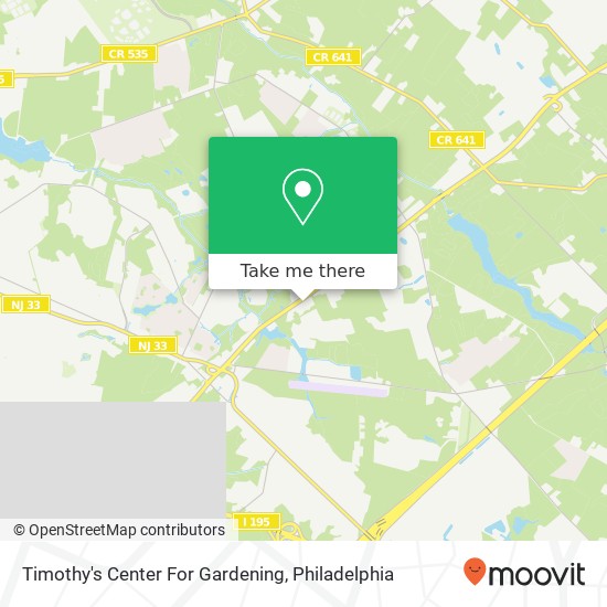 Timothy's Center For Gardening map