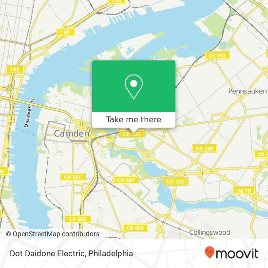 Mapa de Dot Daidone Electric