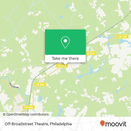 Off-Broadstreet Theatre map