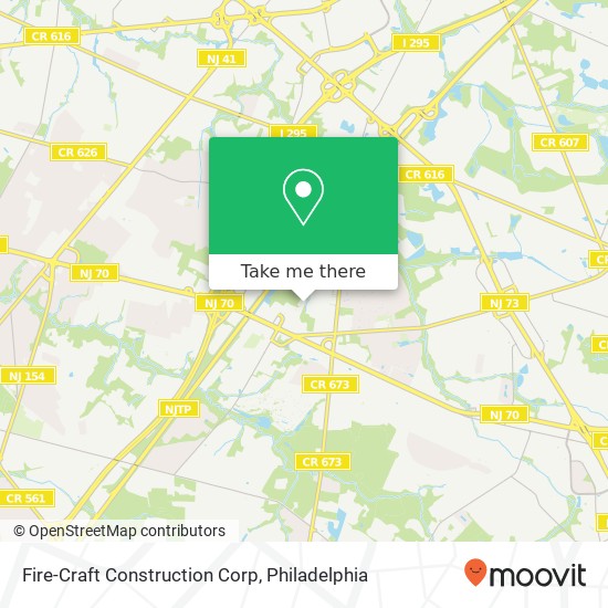 Mapa de Fire-Craft Construction Corp