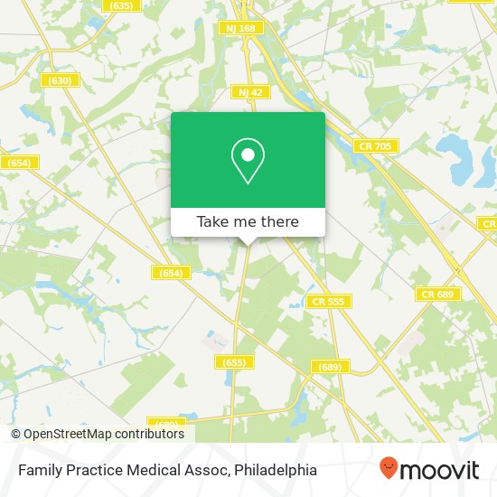 Family Practice Medical Assoc map