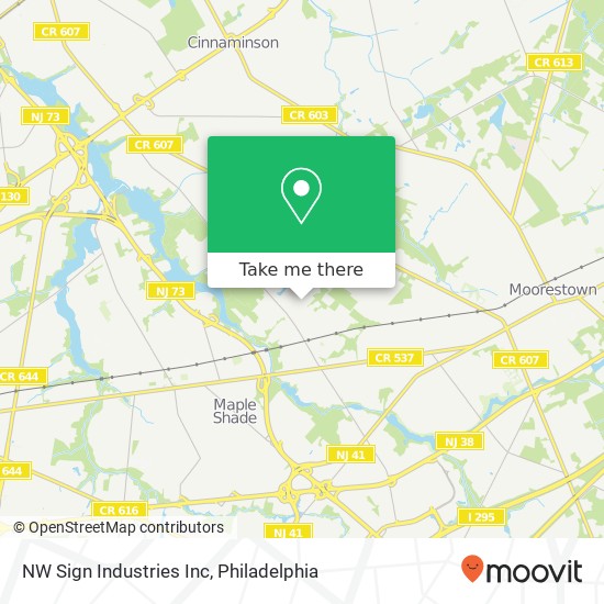 Mapa de NW Sign Industries Inc