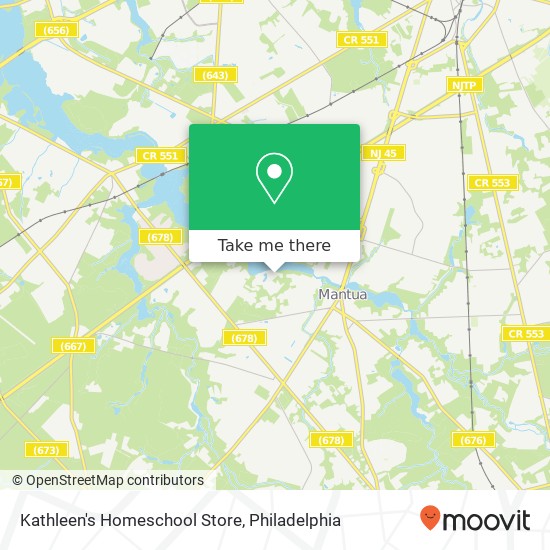 Kathleen's Homeschool Store map