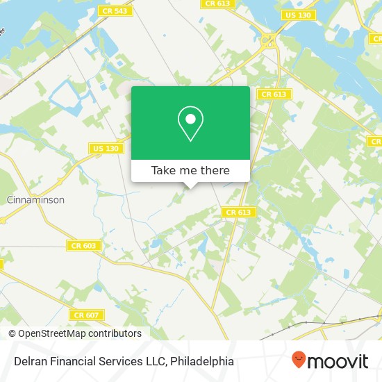 Mapa de Delran Financial Services LLC