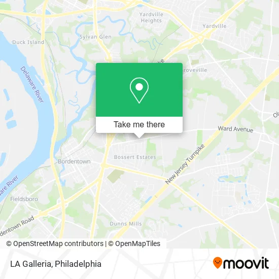 LA Galleria map