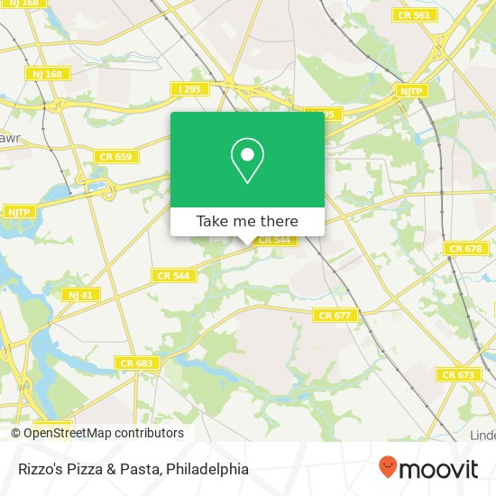 Mapa de Rizzo's Pizza & Pasta