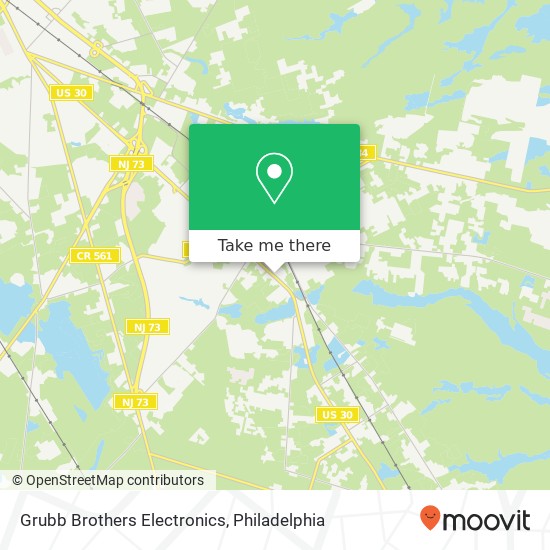 Grubb Brothers Electronics map