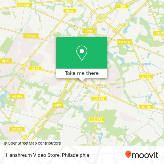 Hanahreum Video Store map