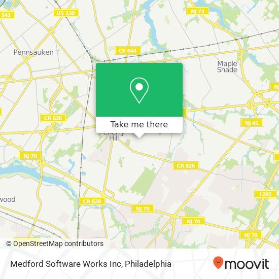 Mapa de Medford Software Works Inc