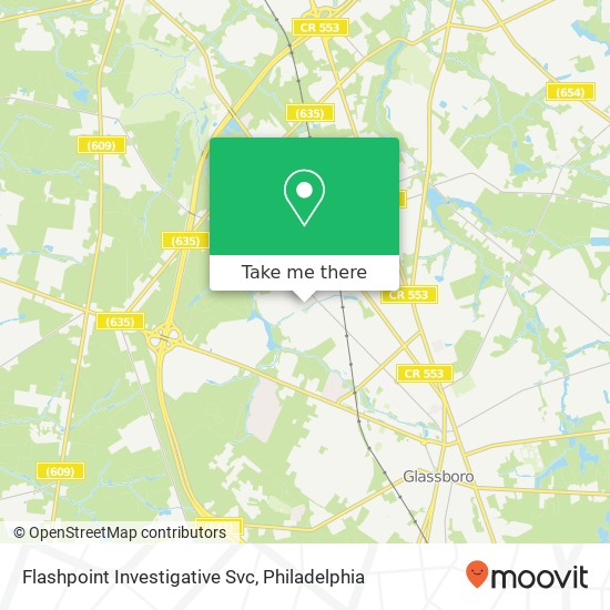 Flashpoint Investigative Svc map