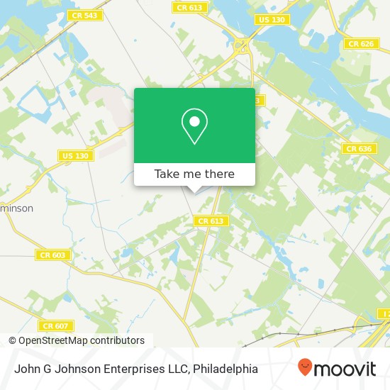 Mapa de John G Johnson Enterprises LLC