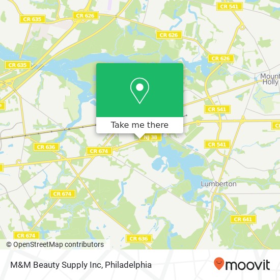Mapa de M&M Beauty Supply Inc