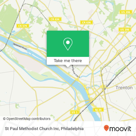 St Paul Methodist Church Inc map