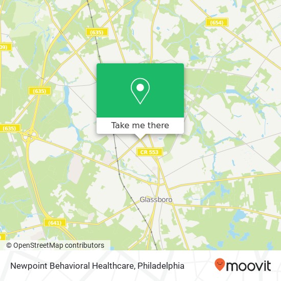 Newpoint Behavioral Healthcare map