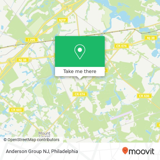 Mapa de Anderson Group NJ