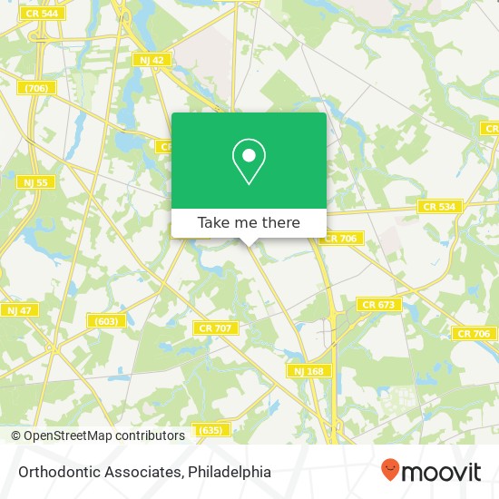 Orthodontic Associates map