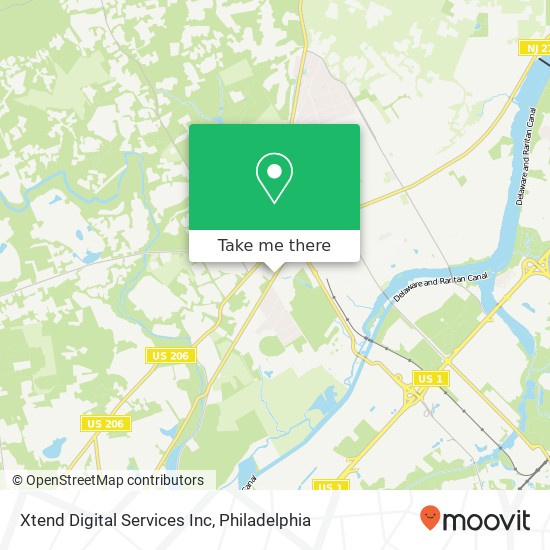 Xtend Digital Services Inc map