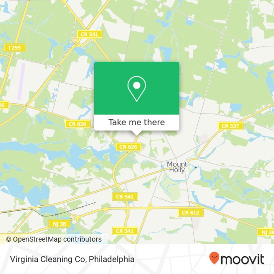 Virginia Cleaning Co map